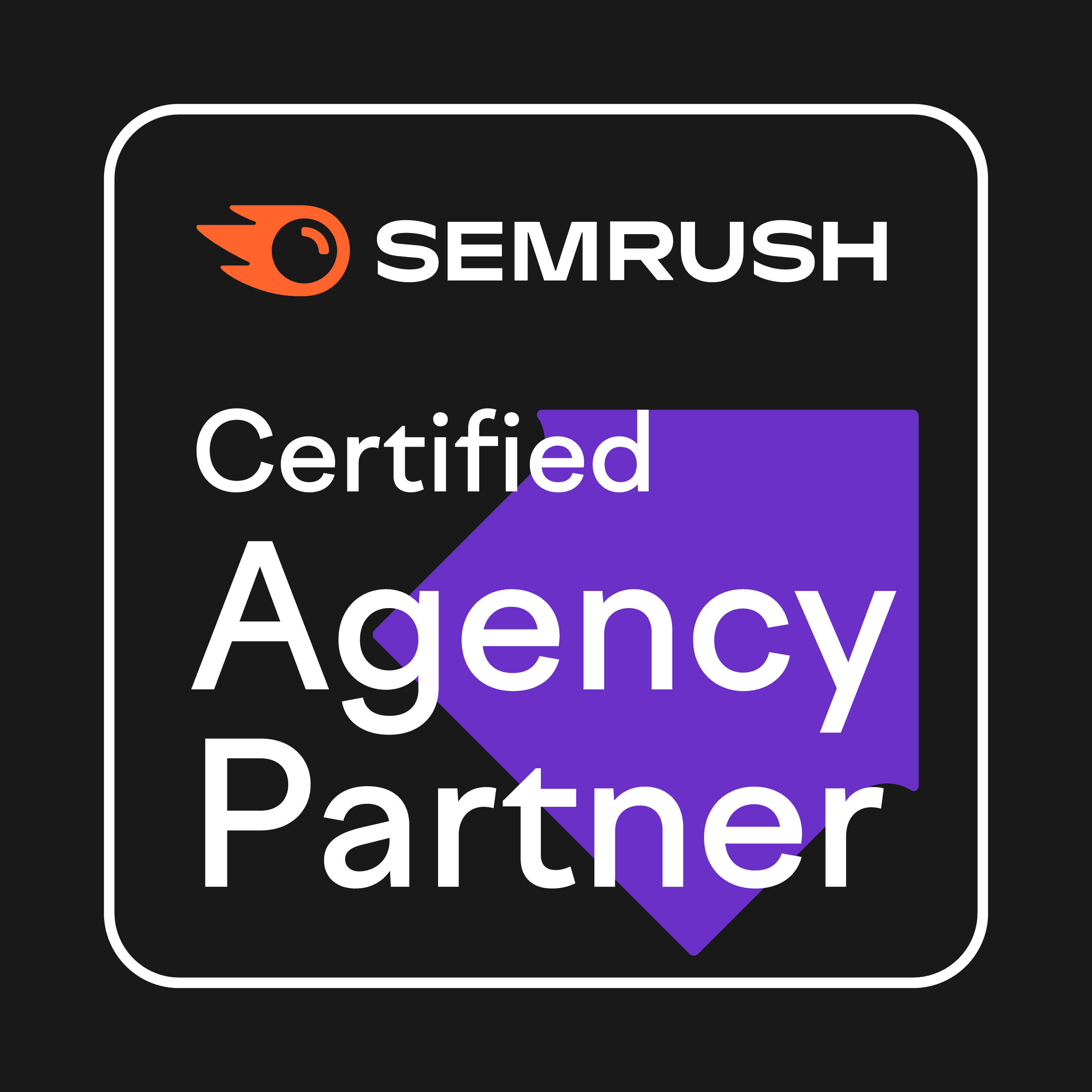 SEMrush Certified Agency Partner